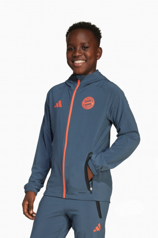 Ветровка adidas FC Bayern 25/26 Competition Vis Tech Travel Junior - серый
