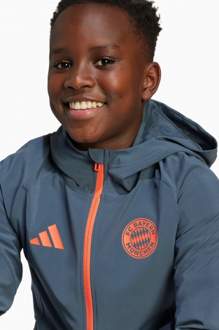 Ветровка adidas FC Bayern 25/26 Competition Vis Tech Travel Junior - серый