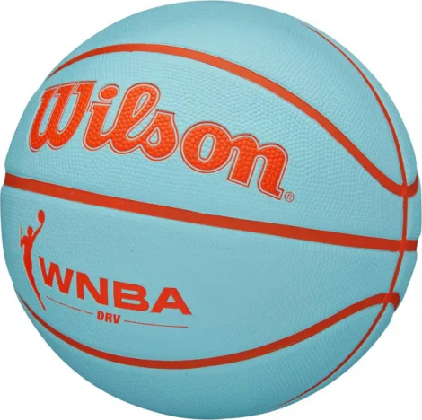 Баскетбольный мяч Wilson WNBA DRV голубо-оранжевый