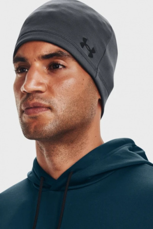 Шапка Under Armour STORM BEANIE серая 1365918-012