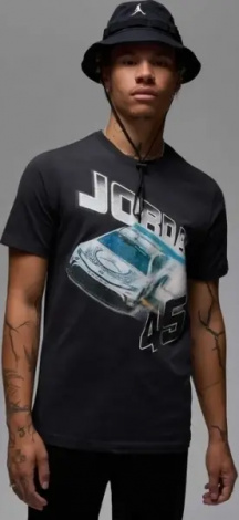 Футболка Nike JORDAN BRAND NASCAR 45 чорна IB7351-045