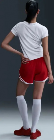 Футболка женская Nike SPORTSWEAR SLIM SHORT-SLEEVE GRAPHIC светло-серая IB2444-051