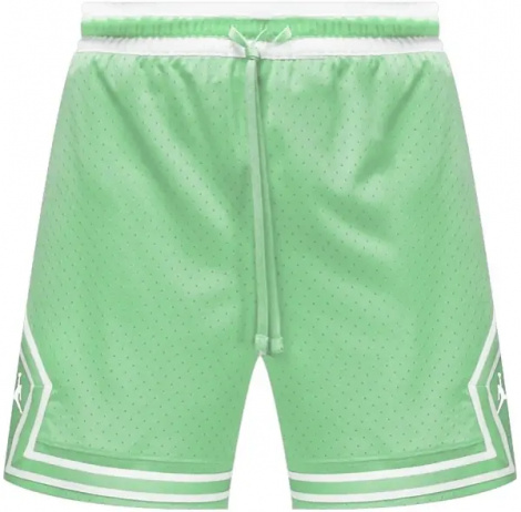 Шорты баскетбольные Nike JORDAN DRI-FIT MESH DIAMOND SHORTS салатовые HF9910-376