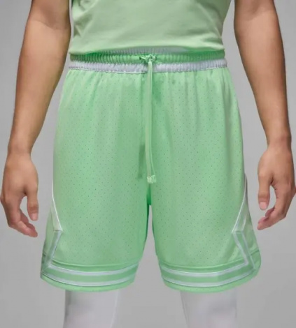 Шорты баскетбольные Nike JORDAN DRI-FIT MESH DIAMOND SHORTS салатовые HF9910-376