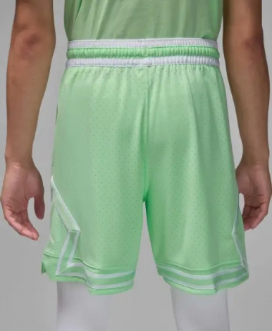 Шорты баскетбольные Nike JORDAN DRI-FIT MESH DIAMOND SHORTS салатовые HF9910-376