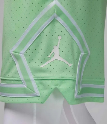 Шорты баскетбольные Nike JORDAN DRI-FIT MESH DIAMOND SHORTS салатовые HF9910-376