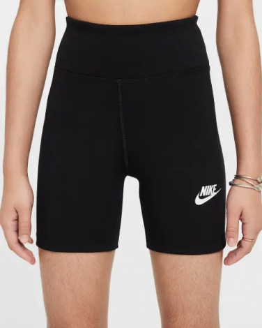 Велосипедки підліткові Nike SPORTSWEAR CLASSIC HIGH-WAISTED 12.5CM чорні FZ5581-010