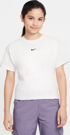Футболка підліткова Nike SPORTSWEAR ESSENTIAL біла FZ5559-100