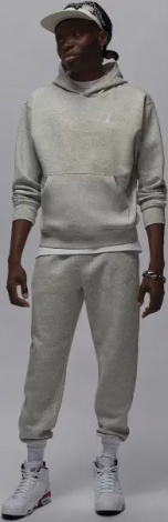 Худі Nike JORDAN BROOKLYN FLEECE PULLOVER HOODIE сіре FV7281-050