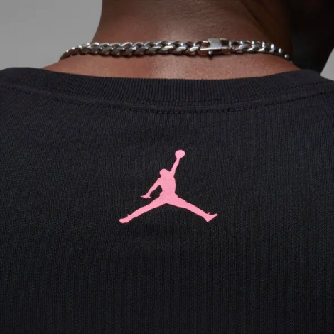 Футболка Nike JORDAN SPORT DRI-FIT черно-розовая FN5974-010