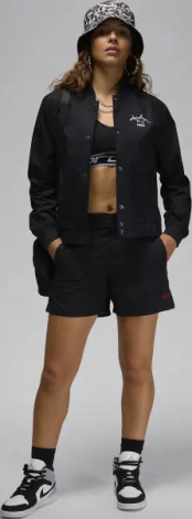 Куртка жіноча Nike AIR JORDAN VARSITY JACKET чорна FN5786-010