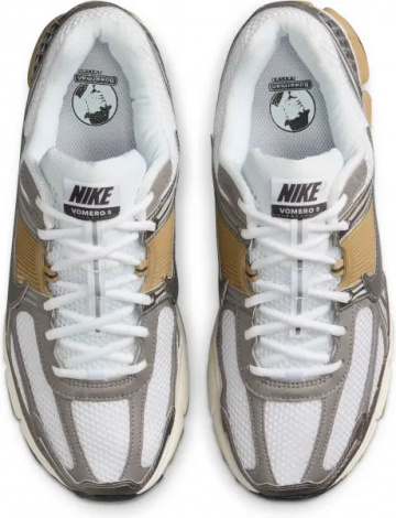 Кросівки Nike ZOOM VOMERO 5 біло-срібно-золоті FJ4151-006