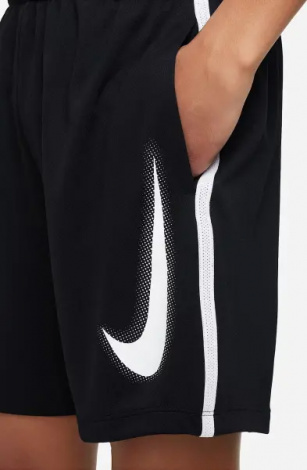 Шорти підліткові Nike MULTI DRI-FIT GRAPHIC чорні DX5361-010