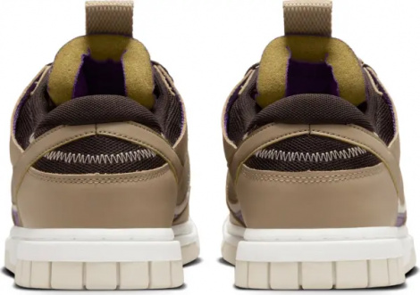 Кросівки Nike AIR DUNK JUMBO LOW бежево-фіолетові DV0821-101