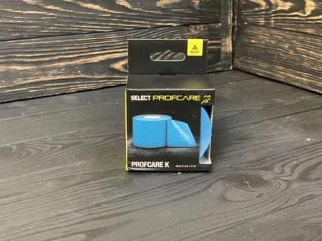 Кінезіо тейп Select sporttape profcare k pre cut (блакитний) 701035-009