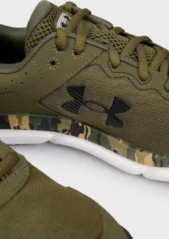 Кроссовки беговые Under Armour CHARGED ASSERT 10 CAMO хаки 3027036-300