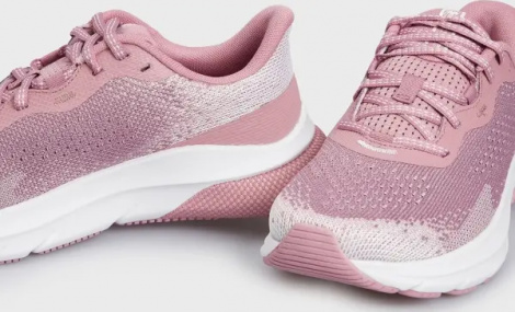 Кроссовки беговые женские Under Armour HOVR TURBULENCE 2 светло-розово-серые 3026525-600