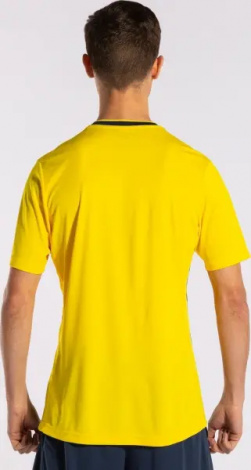 Футболка Joma EUROPA V желто-темно-синяя 102838.903