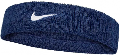 Повязка на голову Nike SWOOSH CLASSIC HEADBAND темно-синяя N.101.2407.463.OS