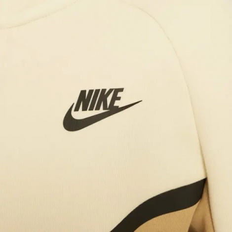 Толстовка підліткова Nike SPORTSWEAR TECH FLEECE кремово-бежева HV5867-297