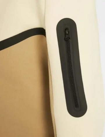 Толстовка підліткова Nike SPORTSWEAR TECH FLEECE кремово-бежева HV5867-297