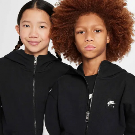 Спортивный костюм подростковый Nike AIR FLEECE черно-белый HV1219-010__HF8811-010