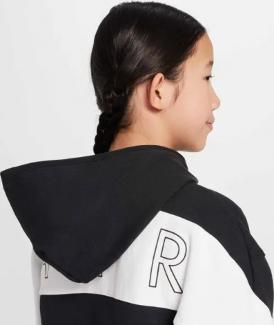 Спортивный костюм подростковый Nike AIR FLEECE черно-белый HV1219-010__HF8811-010