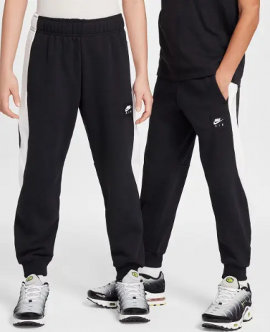 Спортивный костюм подростковый Nike AIR FLEECE черно-белый HV1219-010__HF8811-010