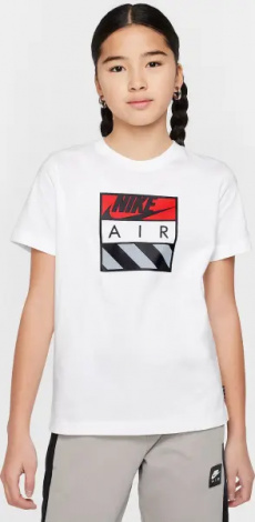 Футболка підліткова Nike AIR біла HQ4419-100
