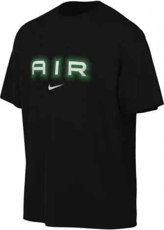 Футболка Nike AIR GRAPHIC черно-зеленая HM0185-011