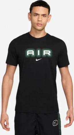 Футболка Nike AIR GRAPHIC черно-зеленая HM0185-011