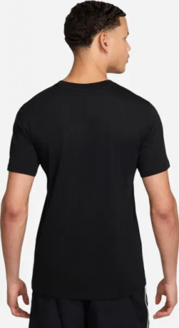 Футболка Nike AIR GRAPHIC черно-зеленая HM0185-011