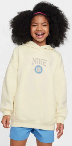 Спортивный костюм подростковый Nike SPORTSWEAR CLUB FLEECE OVERSIZED кремовый HJ3371-113__HJ3374-113