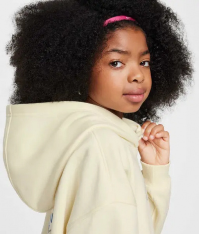 Спортивный костюм подростковый Nike SPORTSWEAR CLUB FLEECE OVERSIZED кремовый HJ3371-113__HJ3374-113
