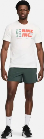 Футболка Nike DRI-FIT FITNESS кремовая FV8360-133
