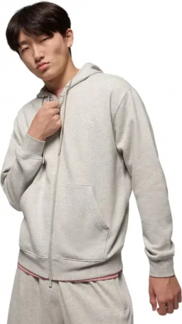 Толстовка Nike JORDAN BROOKLYN FLEECE FULL-ZIP HOODIE светло-серая FV7289-050
