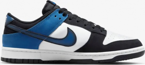 Кросівки Nike DUNK LOW RETRO NAS чорно-біло-сині FD6923-100
