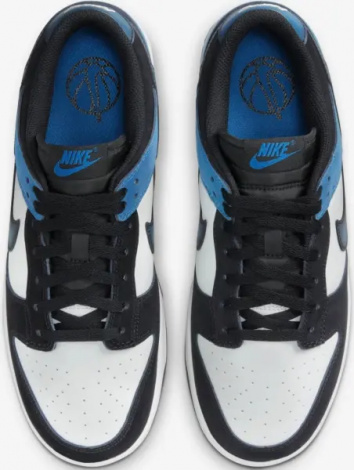 Кросівки Nike DUNK LOW RETRO NAS чорно-біло-сині FD6923-100