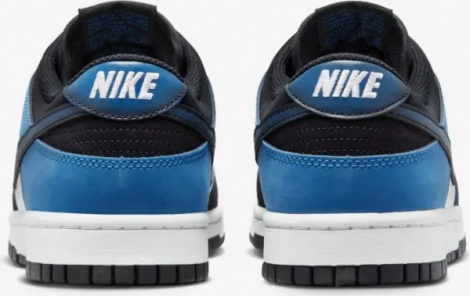 Кросівки Nike DUNK LOW RETRO NAS чорно-біло-сині FD6923-100