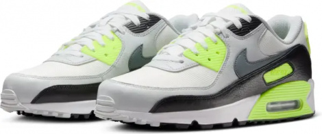 Кросівки Nike AIR MAX 90 GORE-TEX WINTERIZED сіро-салатово-чорні FD5810-102
