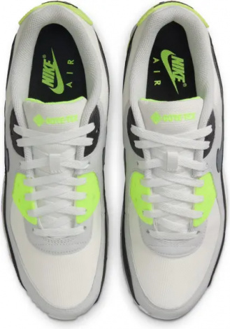 Кросівки Nike AIR MAX 90 GORE-TEX WINTERIZED сіро-салатово-чорні FD5810-102