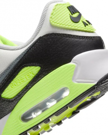 Кросівки Nike AIR MAX 90 GORE-TEX WINTERIZED сіро-салатово-чорні FD5810-102