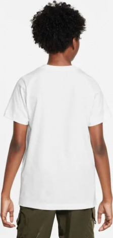 Футболка підліткова Nike SPORTSWEAR TEE FOOTBALL BALL FA23 біла FD3971-100