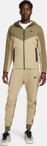 Спортивный костюм Nike SPORTSWEAR TECH FLEECE бежево-оливковый FB7921-276__FB8002-276