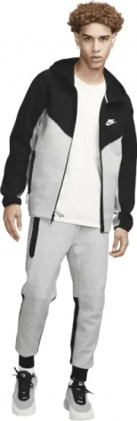 Спортивный костюм Nike SPORTSWEAR TECH FLEECE серо-черный FB7921-064__FB8002-064