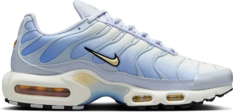 Кроссовки женские Nike AIR MAX PLUS голубо-желтые DZ3670-004