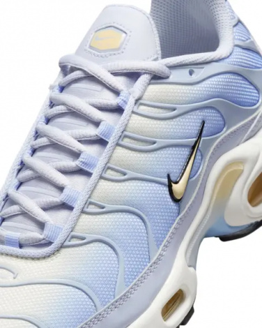 Кроссовки женские Nike AIR MAX PLUS голубо-желтые DZ3670-004