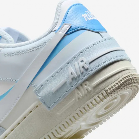 Кроссовки женские Nike AIR FORCE 1 SHADOW голубо-кремовые DZ1847-400