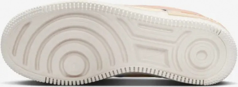 Кроссовки женские Nike AIR FORCE 1 SHADOW кремово-персиково-фиолетовые DZ1847-114