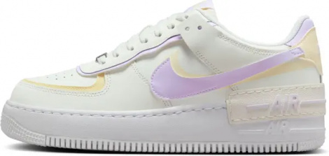 Кроссовки женские Nike AIR FORCE 1 SHADOW кремово-желто-сиреневые DZ1847-113
